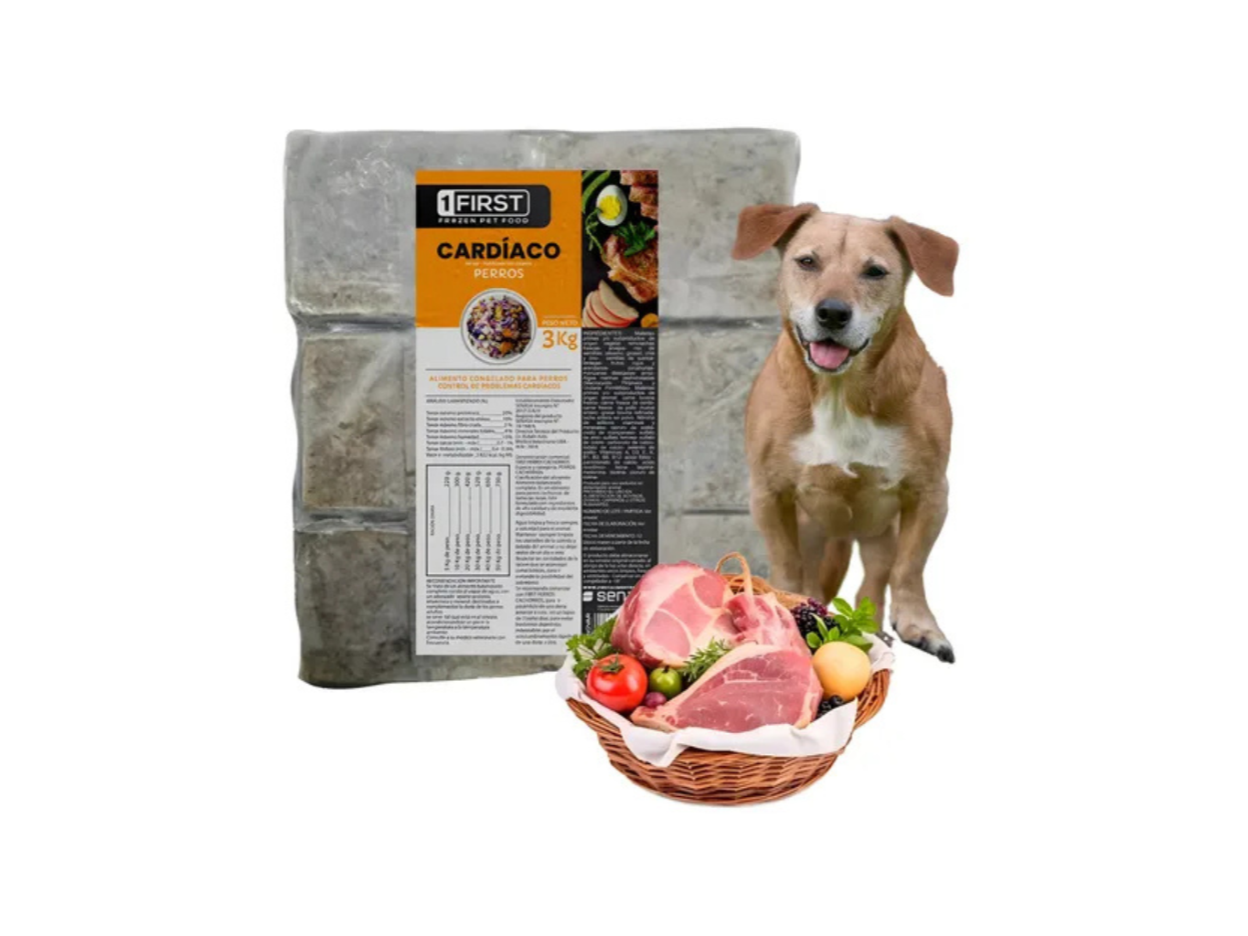 FIRST CONGELADO PERRO CARDIACO 3KG