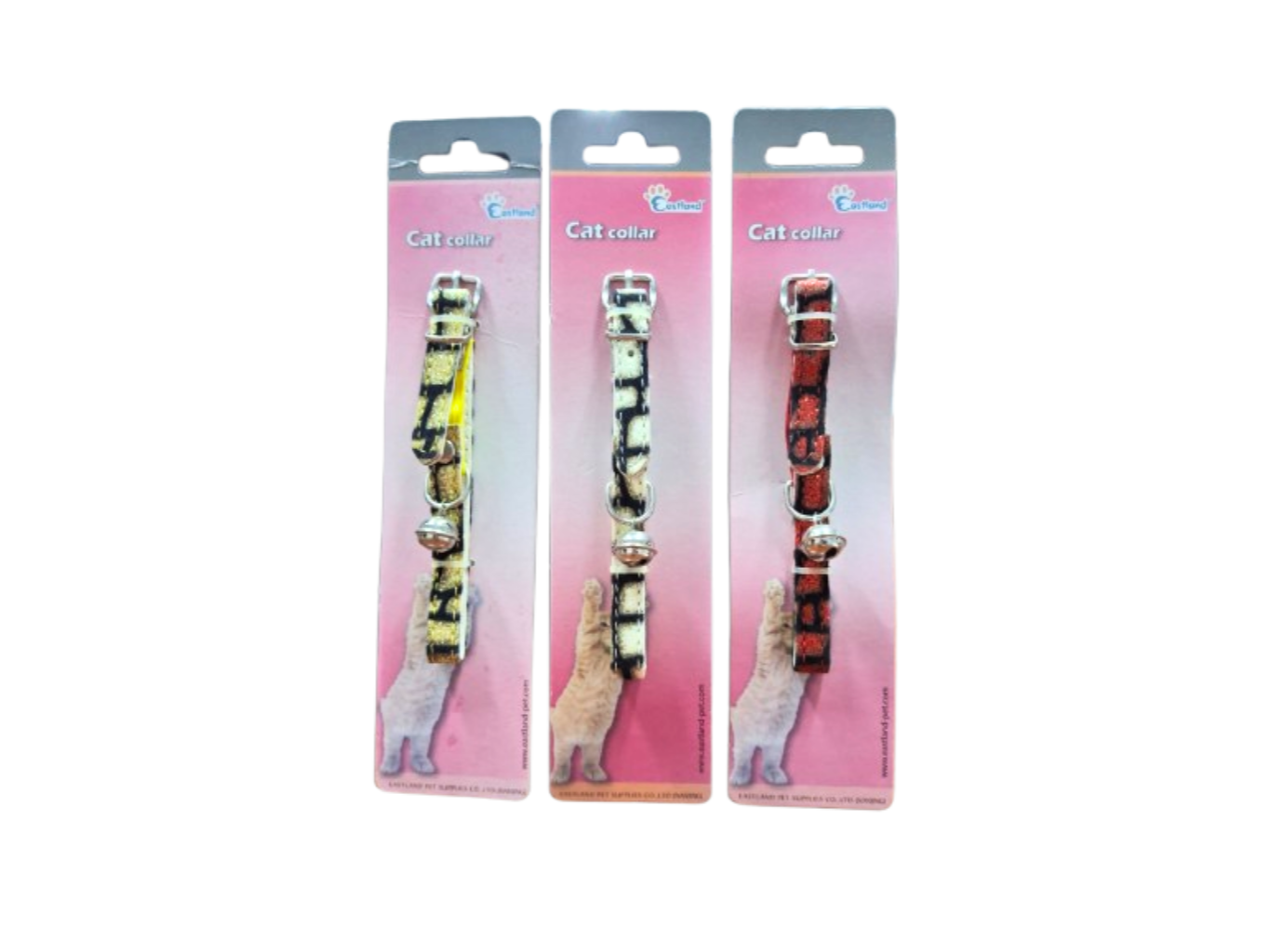 COLLAR GATO CUERO CON CASCABELL