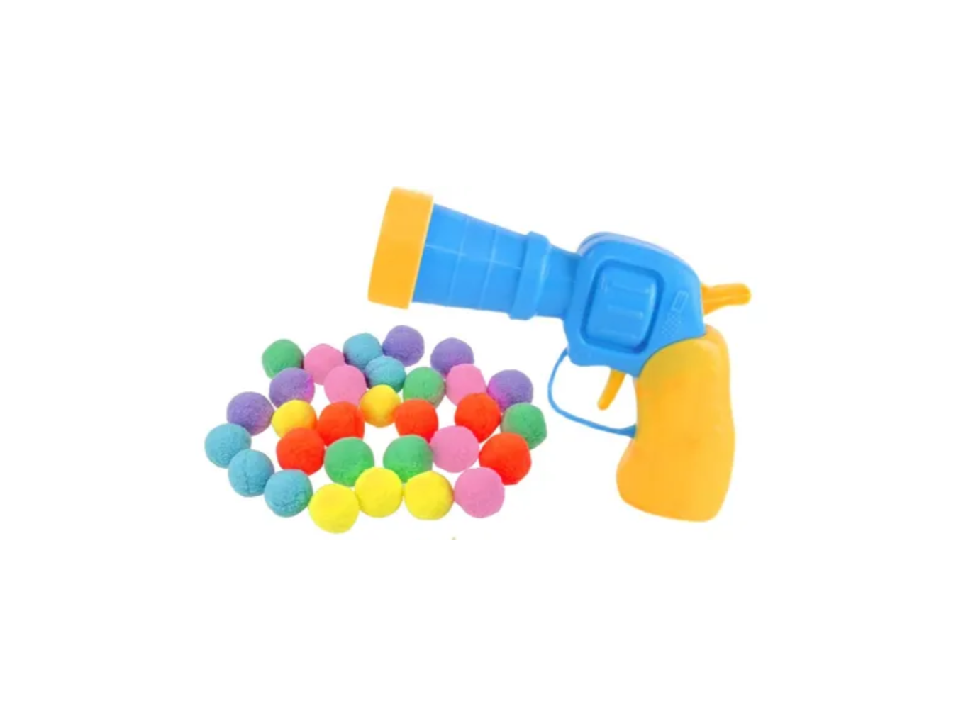 PISTOLA LANZA PELOTAS CON 50 PELOTITAS