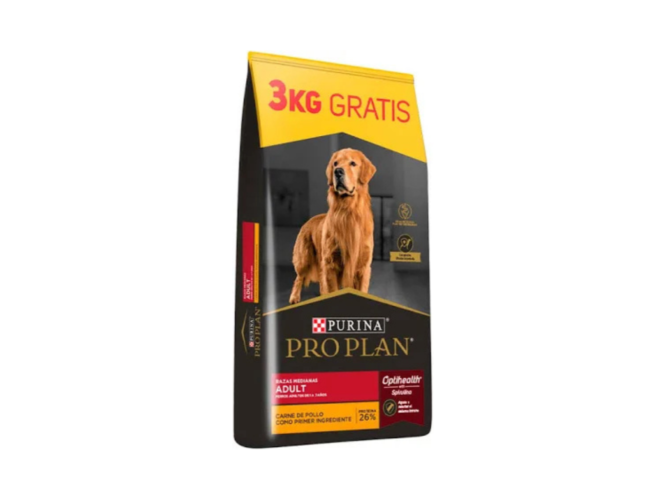 PROPLAN ADULTO MEDIANO 15KG + 3KG