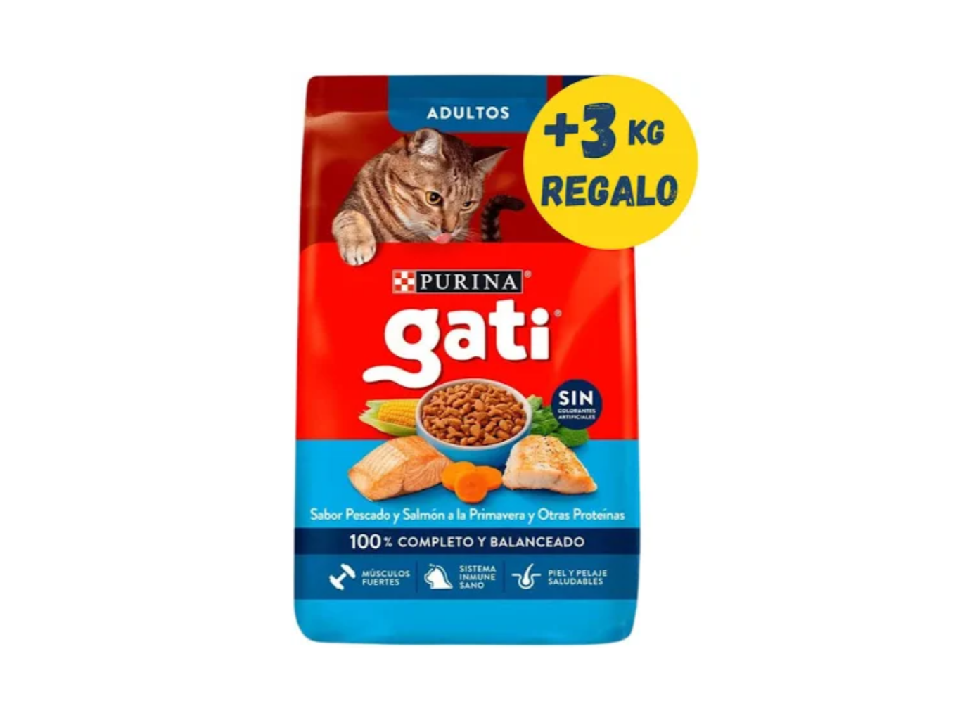 GATI PESCADO 15KG + 3KG