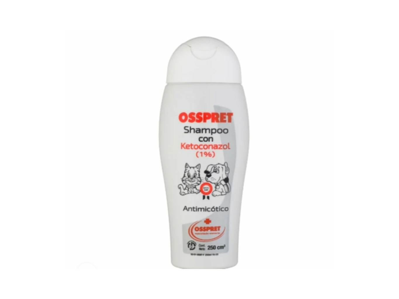 OSSPRET SHAMPOO KETOCONAZOL 250ML