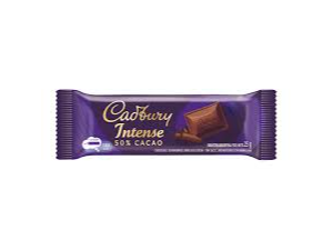 CADBURY INTENSE 50% CACAO 25GR