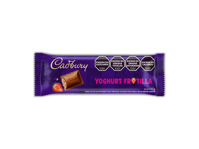 CADBURY FRUTILLA 162 GR