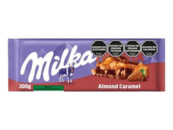 MILKA ALMENDRAS Y CARAMEL 300GR