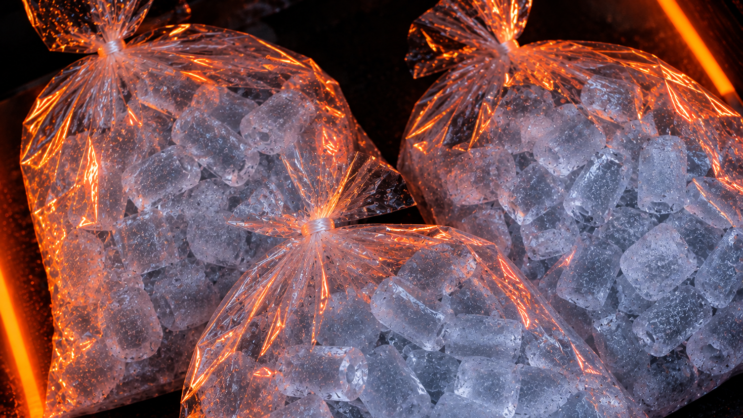 HIELO Y VASOS