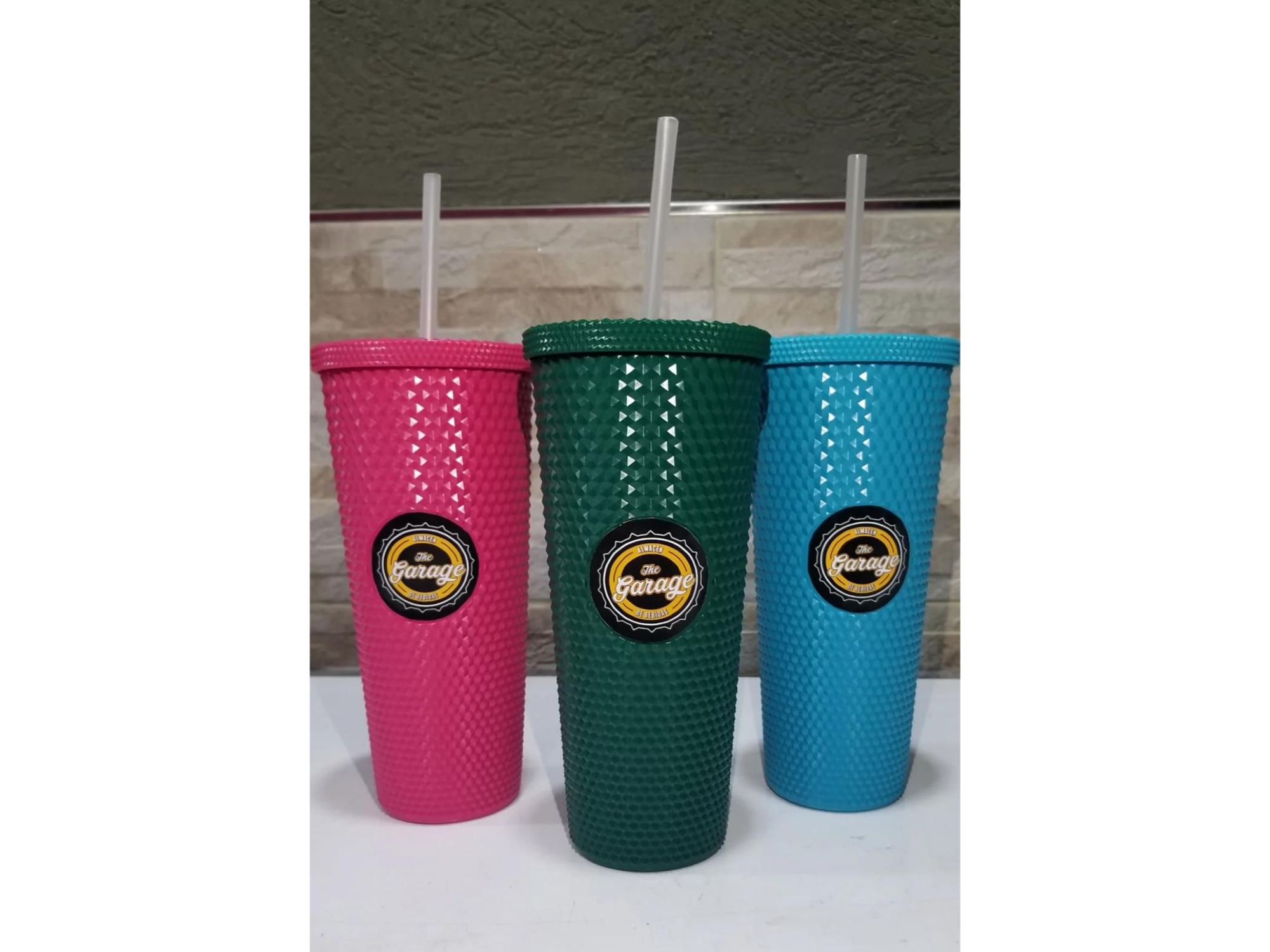VASOS C/ TAPA Y SORBETE