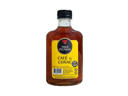 PETACA CAFE COÑAC (TRES PLUMAS)