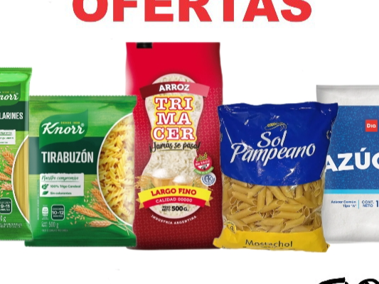 AZÚCAR, ARROZ, FIDEOS