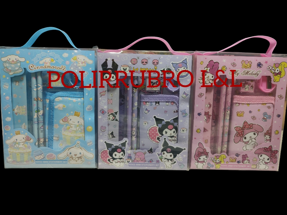 Kit escolar c/billetera