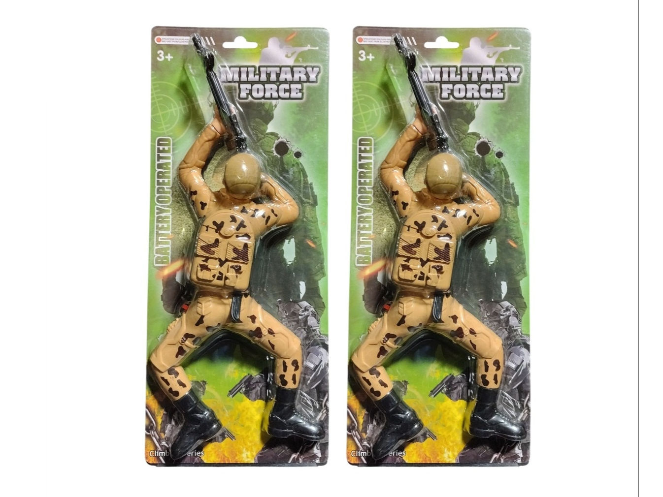 Muñeco soldado arrastre grande
