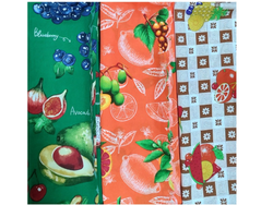 Mantel de tela frutales