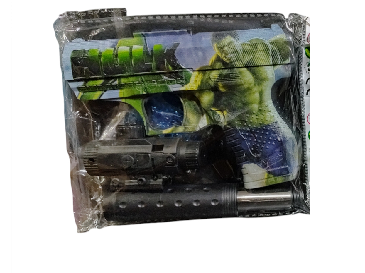 Pistola lanza balines hidrogel con mira