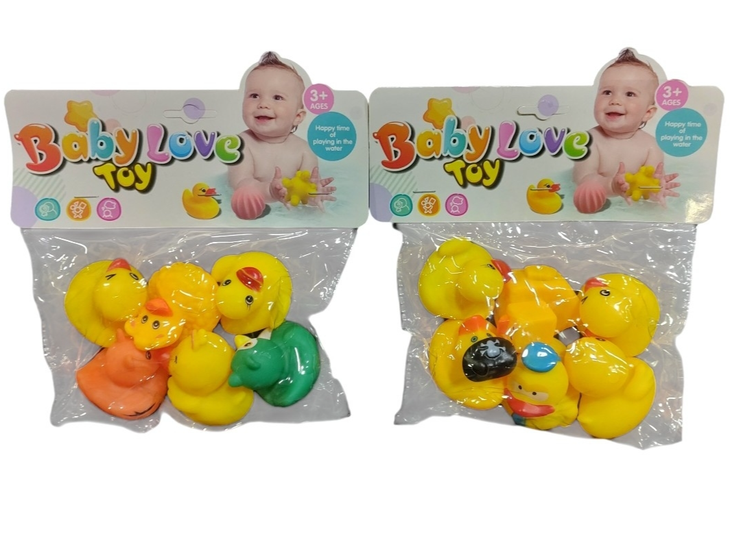Set patitos chifle x 6pcs