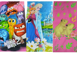 Toallón infantil frozen -intensamente-capibara