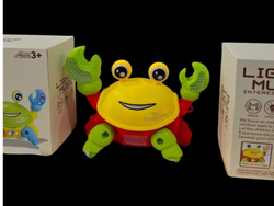 Cangrejo camina c/luz y sonido