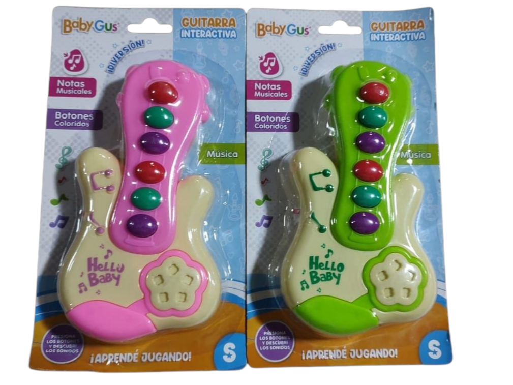 Guitarra con luz y sonido