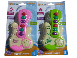 Guitarra con luz y sonido