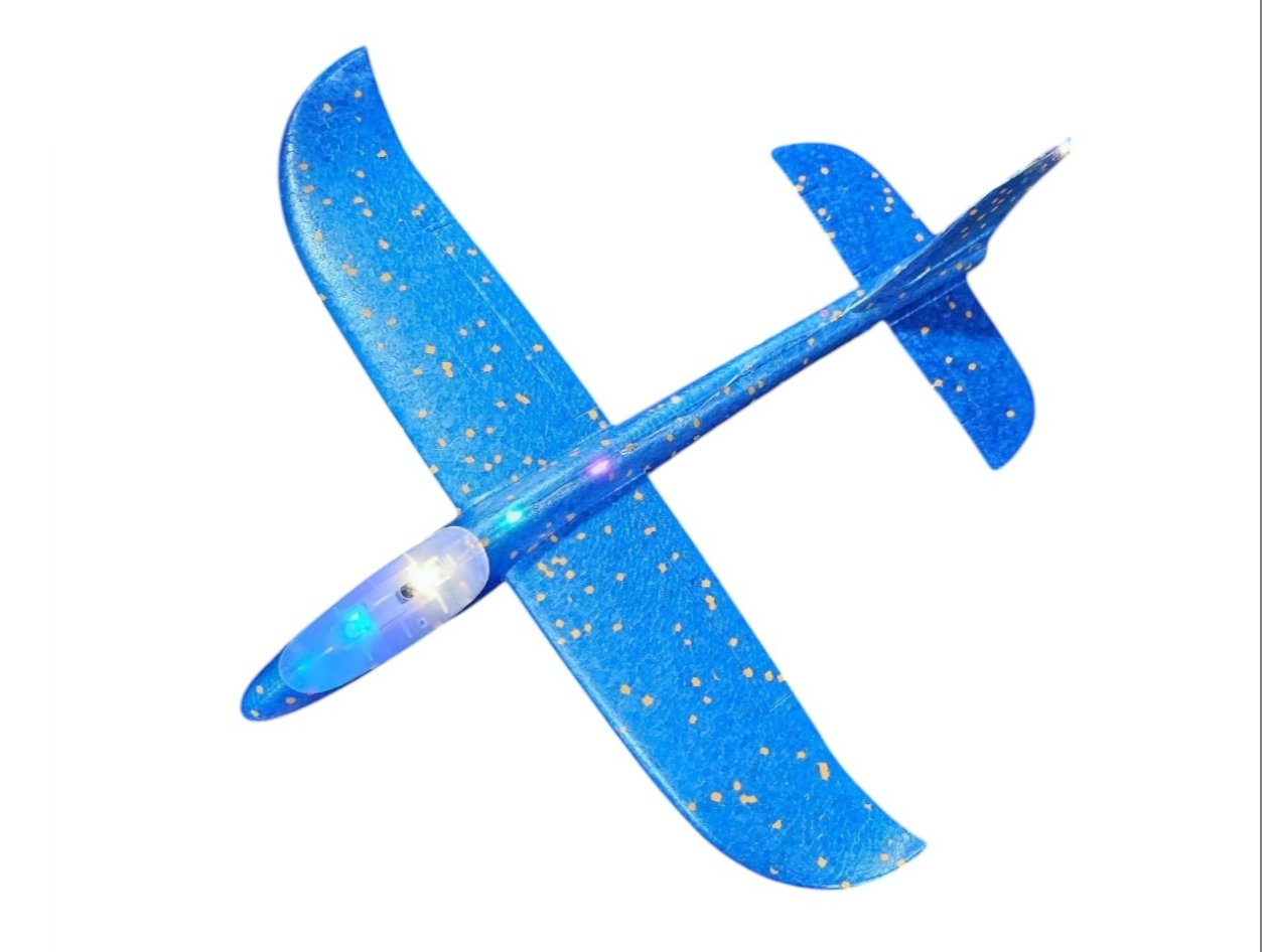 Avión planeador c/luces