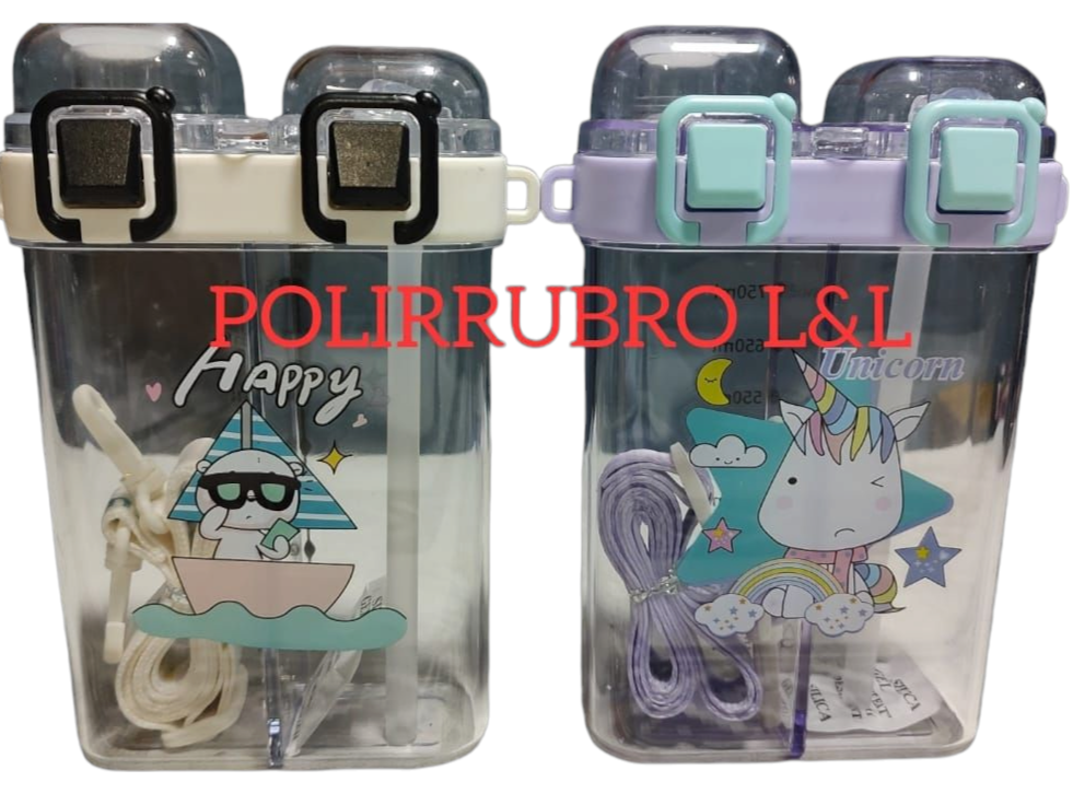 Botella cantimplora 2 compartiendo