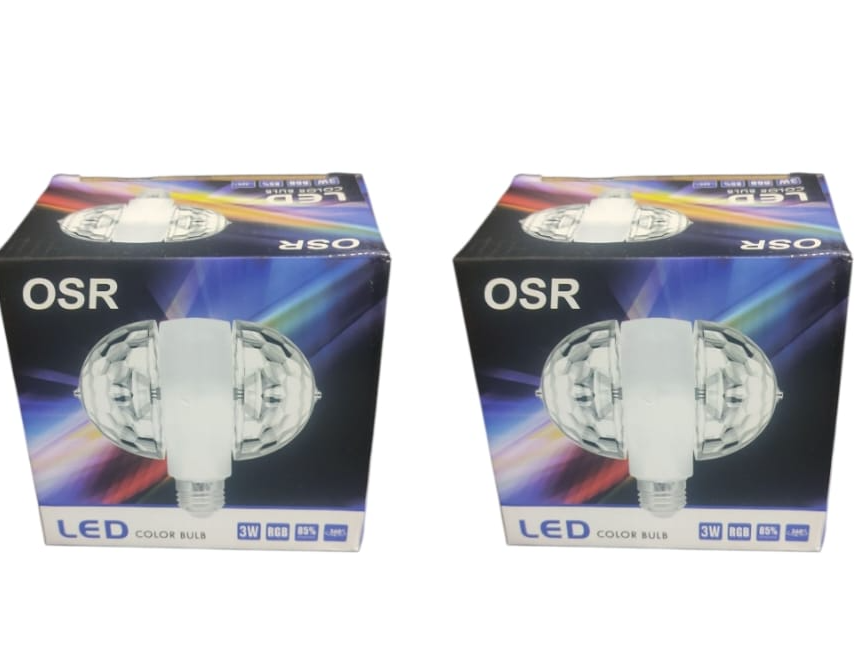 Lampara led giratoria doble foco bolichera