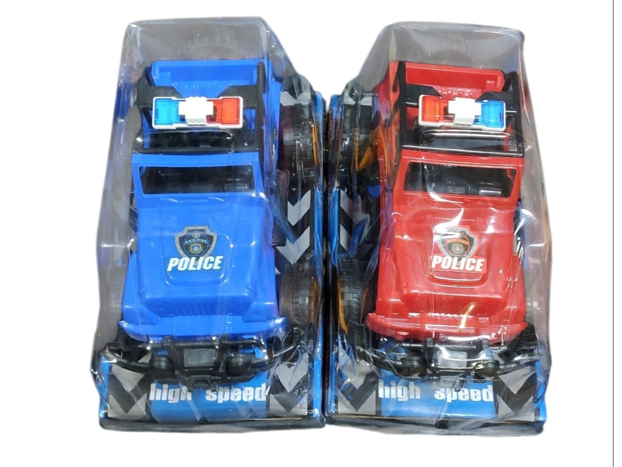 Auto policía 4x4 a fricción