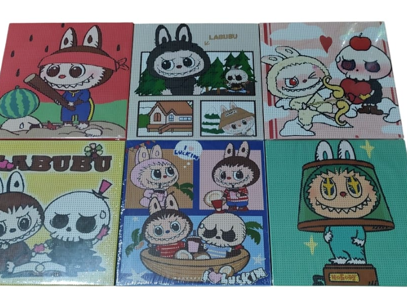 Diamond labubu grande 30x30