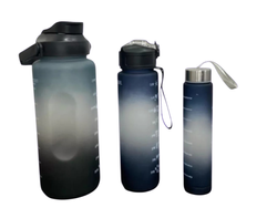 Botella motivacional 3en1