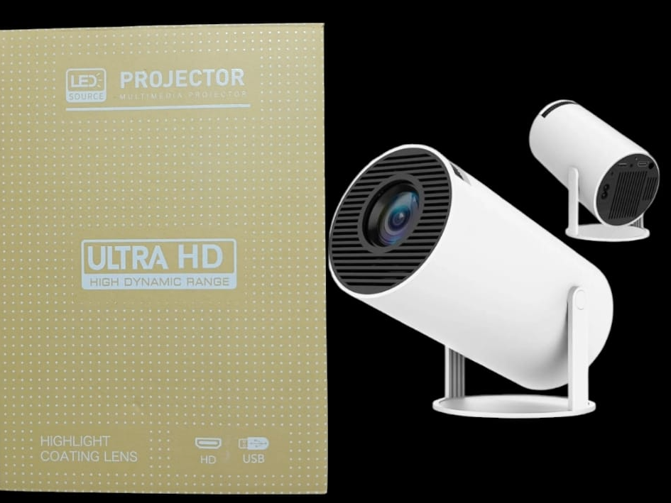 Proyector led 4k ultra HD . Con la app de lo canales gratis