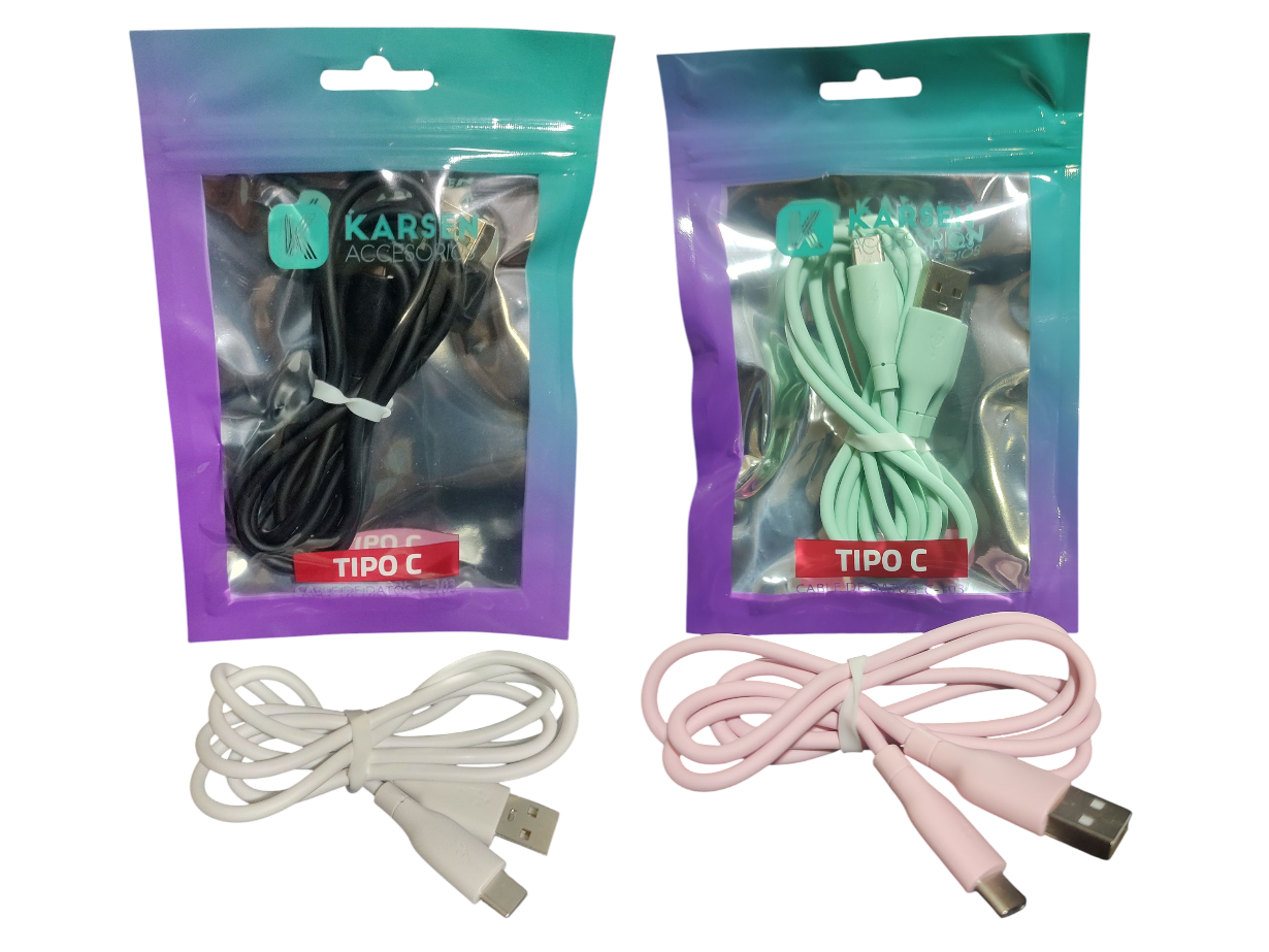 Cable tipo C en bolsa (karsen)