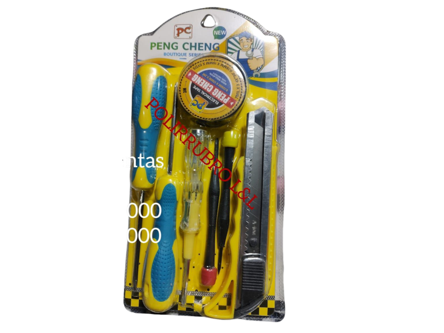 Set herramientas 7 pcs