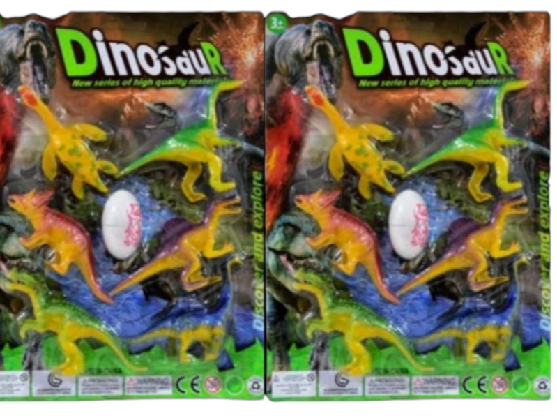 Set dinosaurio x6 + huevo