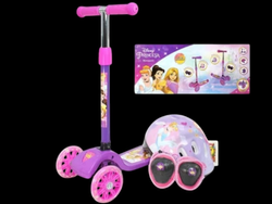 Monopatin princesa disney con kit de seguridad