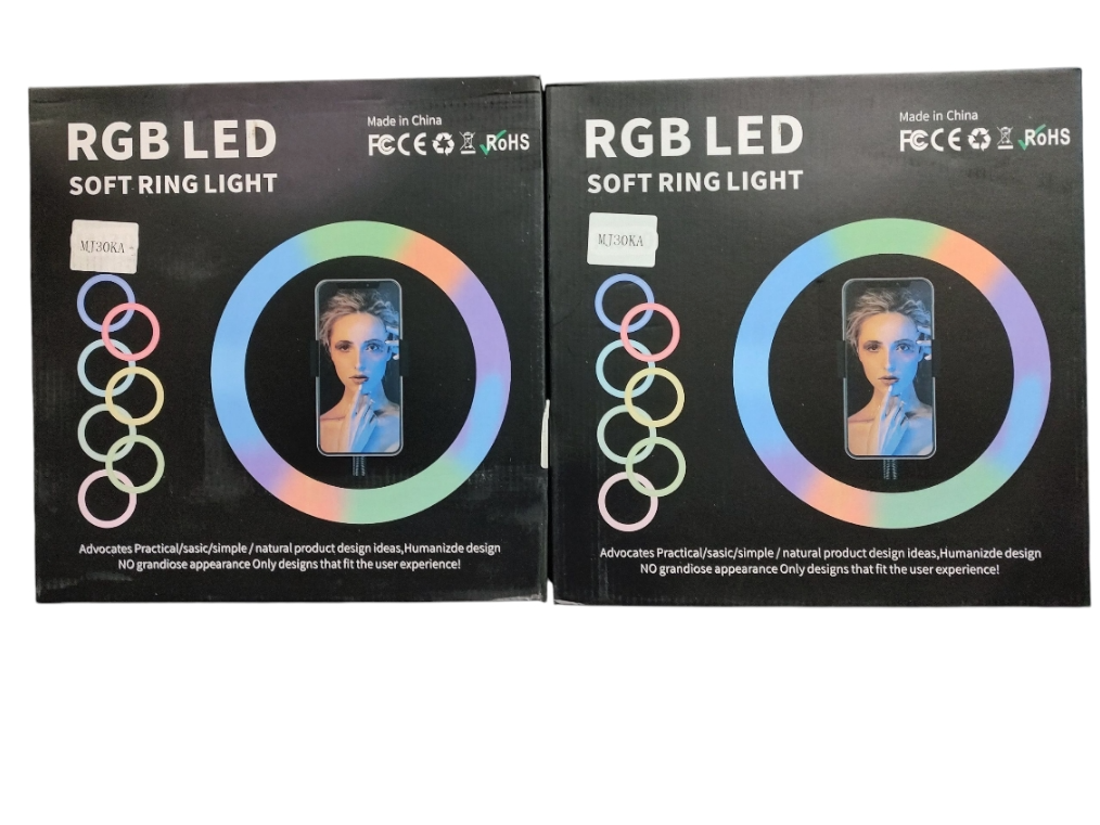 Aro led 12" RGB c/trípode 2.1 mt