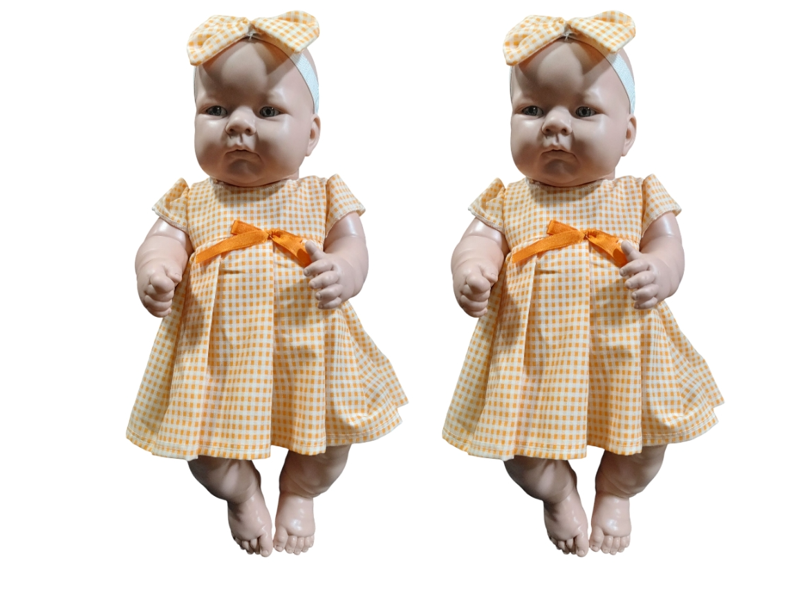Bebe real 50cm de goma