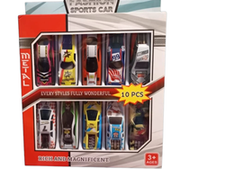 Auto de metal x10un