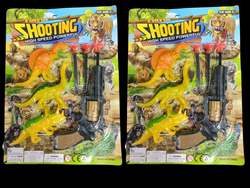 Blister pistola con dinosaurios