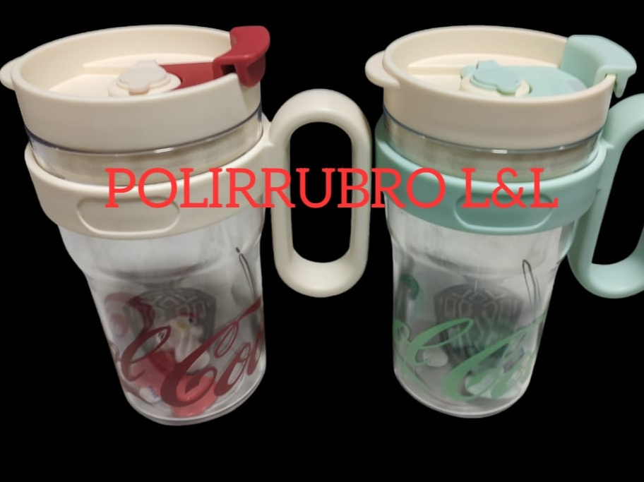 Vaso tipo quencher con manija