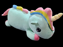 Peluche unicornio con manta