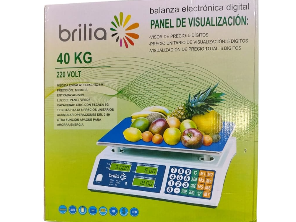 Balanza comercial 40kg