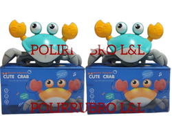 Cangrejo con musica y camina recargable