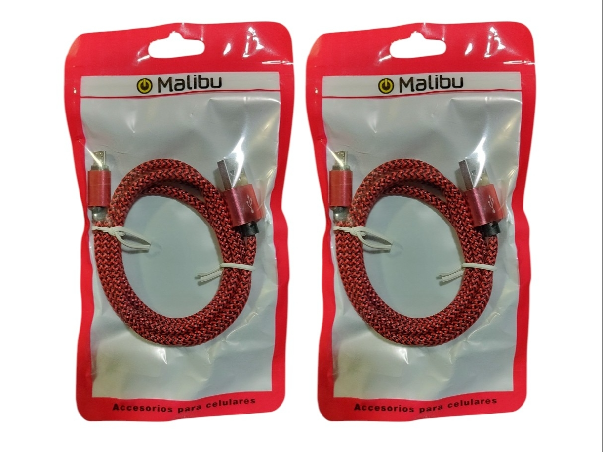 Cable V8 reforzado (Malibu) bolsa roja
