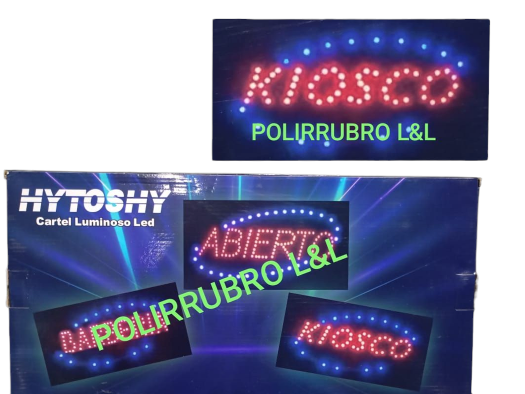 Cartel led (KIOSCO)
