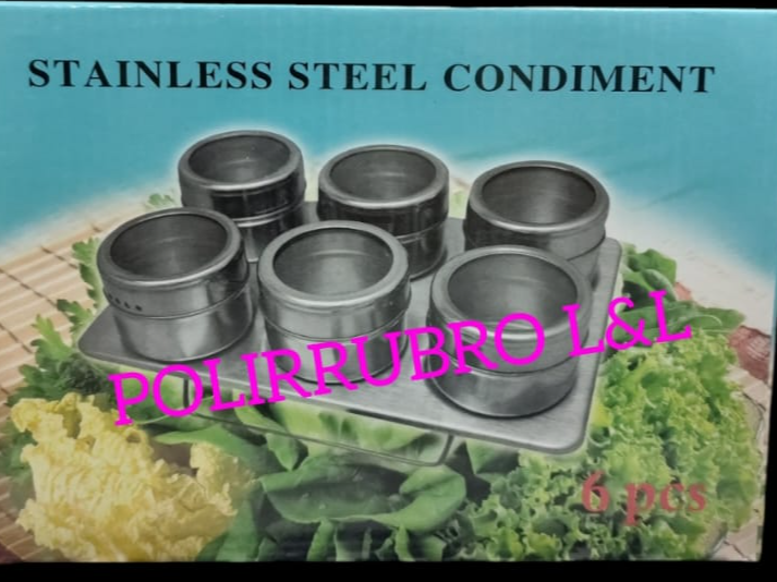 Especiero magnético x6