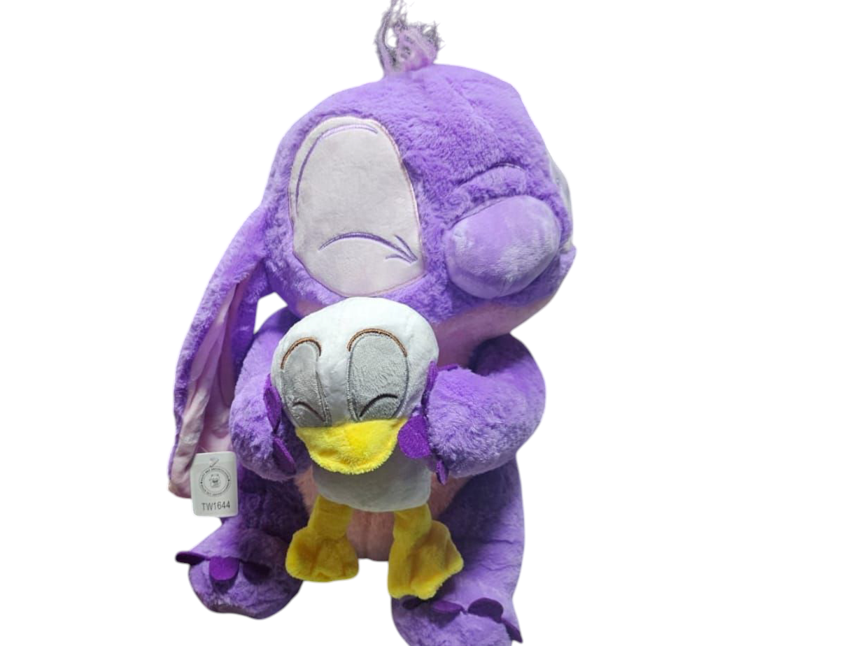 Peluche stitch con manta