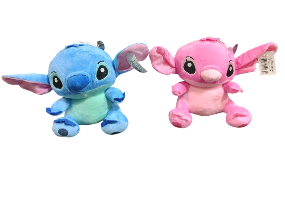 Peluche stitch pequeño rosa/azul