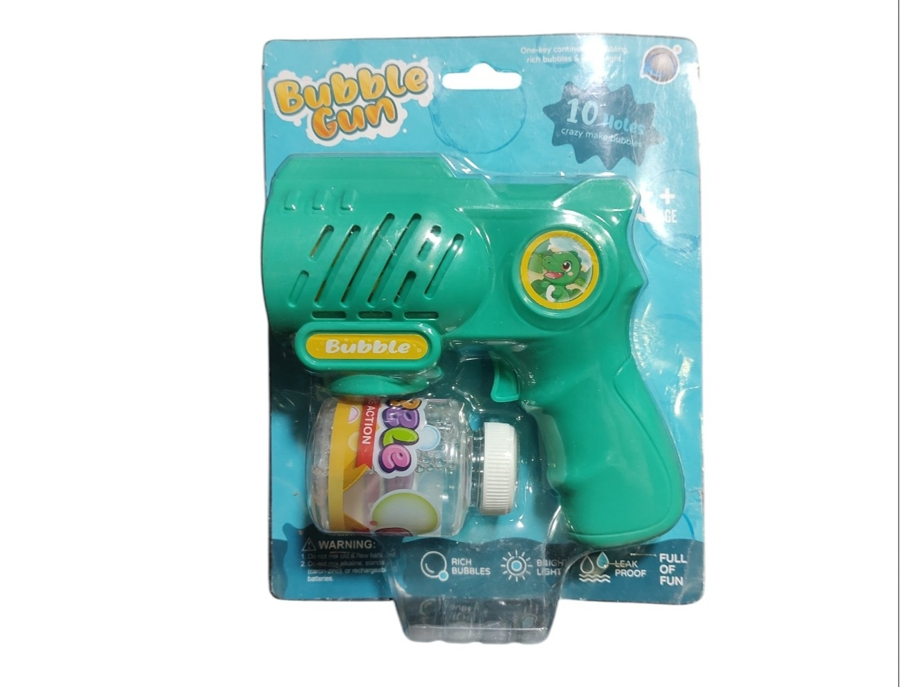 Burbujero pistola en blister