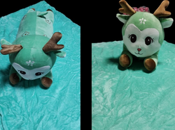 Peluche reno con manta