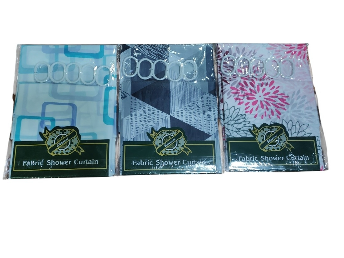 Cortina de baño estampada (shancai)