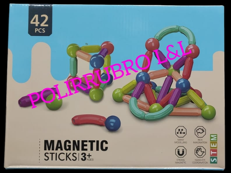 Juego magnetico 42 pcs